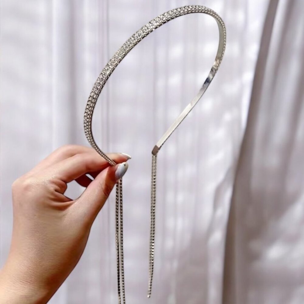 2 Row Bling Rhinestone Hairband